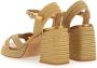 Castañer Gouden Hak Espadrilles voor Vrouwen Beige Dames - Thumbnail 12