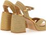 Castañer Gouden Hak Espadrilles voor Vrouwen Beige Dames - Thumbnail 15