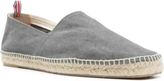 Castañer Grijze Gewassen Canvas Espadrilles