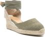 Castañer Groene platte schoenen met enkelband - Thumbnail 8