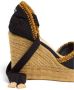 Castañer Handgemaakte Espadrilles Coeur in Zwart en Goud Black Dames - Thumbnail 4