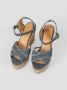 Castañer Handgemaakte Espadrilles met Open Teen Multicolor Dames - Thumbnail 2