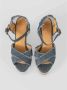 Castañer Handgemaakte Espadrilles met Open Teen Multicolor Dames - Thumbnail 5