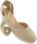 Castañer Handgemaakte Wedge Espadrilles met Lint Binden Blue Dames - Thumbnail 5