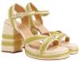 Castañer Handgemaakte Zomer Geborduurde Raffia Sandalen - Thumbnail 2