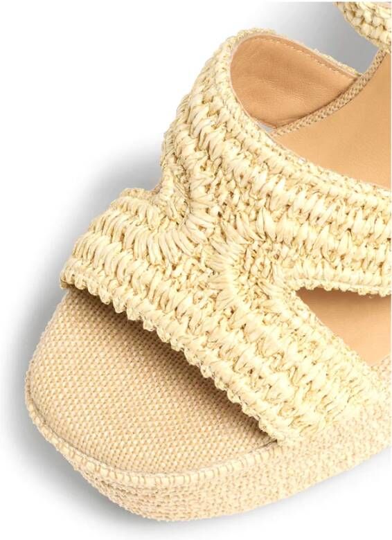 Castañer High Heel Sandals Beige Dames
