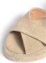 Castañer Cappuccino Canvas Sleehakken Verhoog Je Stijl Beige Dames - Thumbnail 10