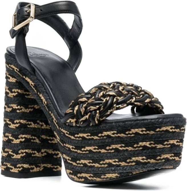 Castañer Hoge hiel sandalen Zwart Dames