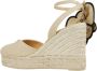 Castañer Hoge sleehak espadrilles met katoenen bovenwerk - Thumbnail 2