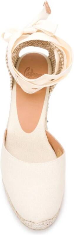 Castañer Ivoor Wedge Espadrilles Sandalen Beige Dames