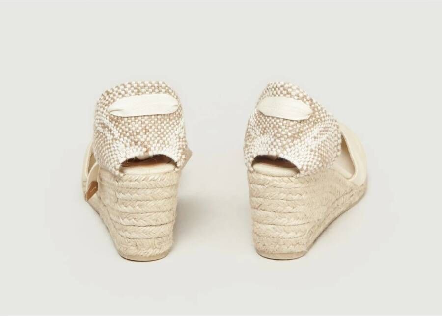 Castañer Ivory Wedge Espadrilles