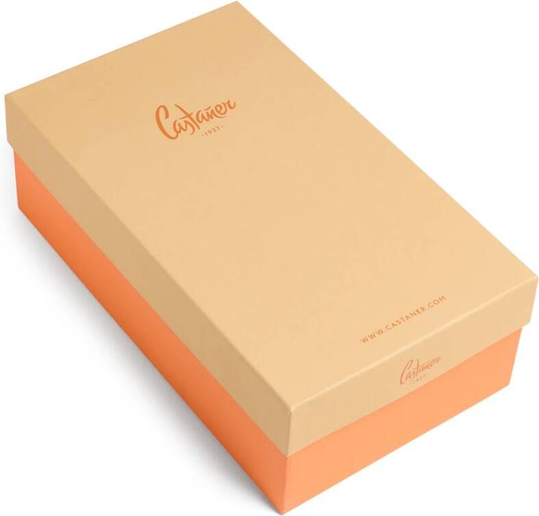 Castañer Jean -katoenen espadrilles met traditionele lintveters.