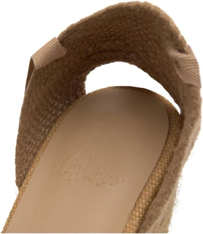 Castañer Joyce Etro T 8 273 · Platte Espadrille Beige Dames