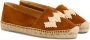 Castañer Karen espadrille flats gemaakt in Spanje met splitleer en raffia hebben een gesloten neus. Brown Dames - Thumbnail 7