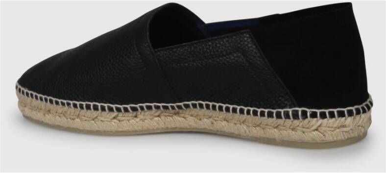 Castañer Leren Espadrilles met Jute Inzet