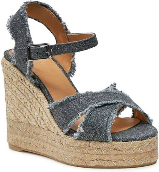 Castañer Lurex Sleehak Sandalen