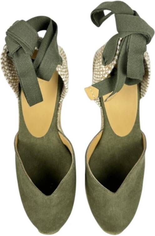 Castañer Militaire Stijl Espadrilles