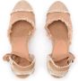 Castañer Natuurlijke Wedge Sandaal Catalina in Linnen Beige Dames - Thumbnail 4