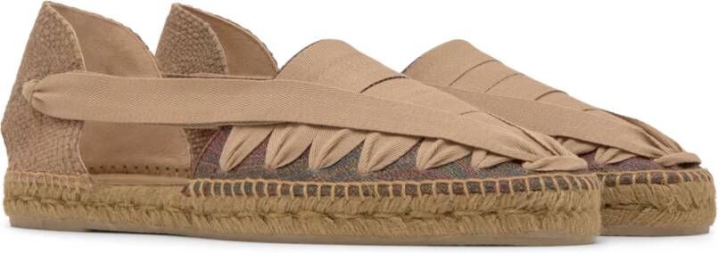 Castañer Norman Etro T 272 · Platte Espadrille Beige Heren
