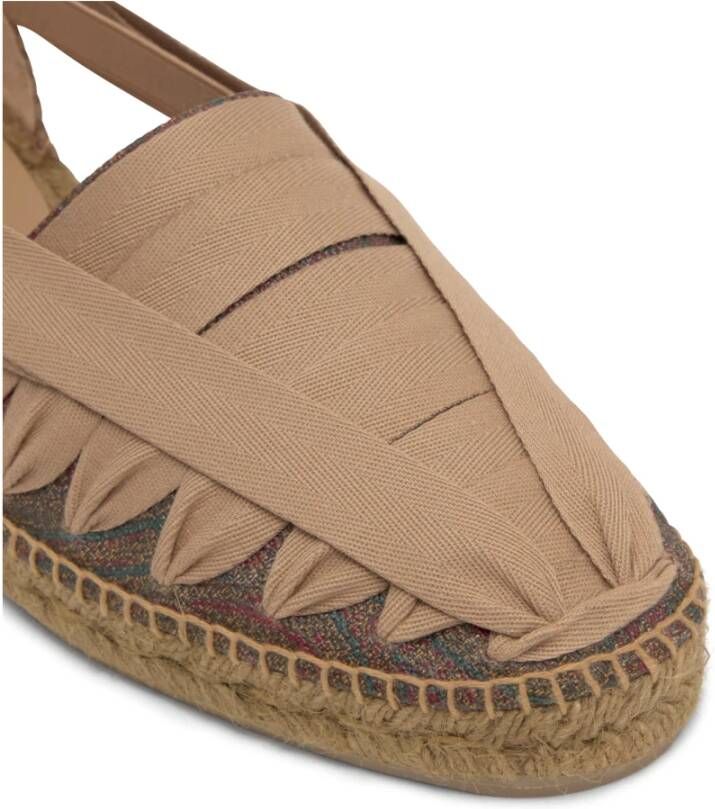 Castañer Norman Etro T 272 · Platte Espadrille Beige Heren