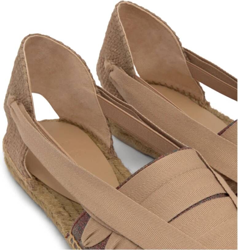 Castañer Norman Etro T 272 · Platte Espadrille Beige Heren