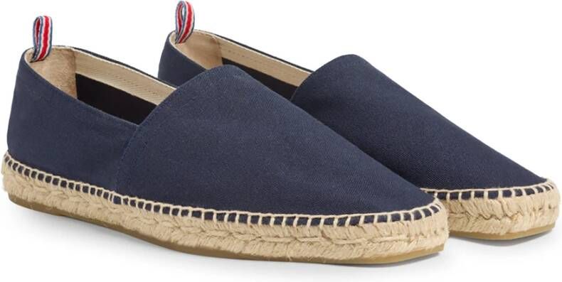 Castañer Pablo biologisch katoenen espadrilles met de hand genaaid in Spanje. Blue Heren