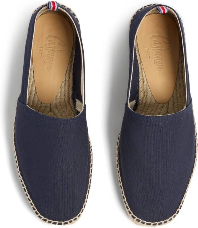 Castañer Pablo biologisch katoenen espadrilles met de hand genaaid in Spanje. Blue Heren