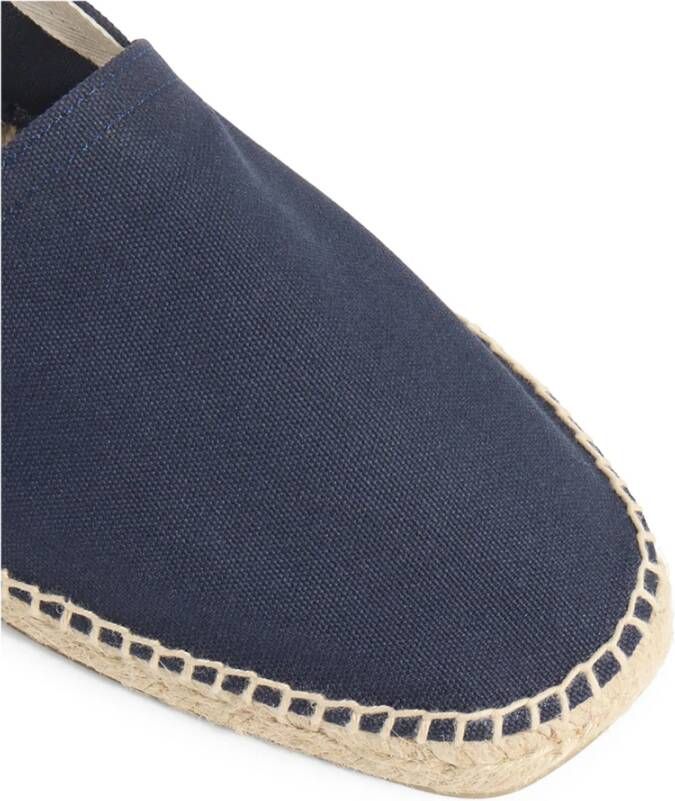 Castañer Pablo katoenen espadrilles met de hand genaaid in Spanje. Black Heren
