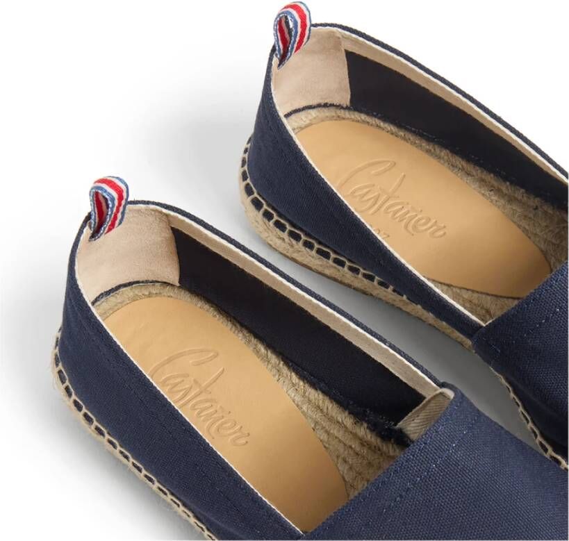 Castañer Pablo katoenen espadrilles met de hand genaaid in Spanje. Black Heren