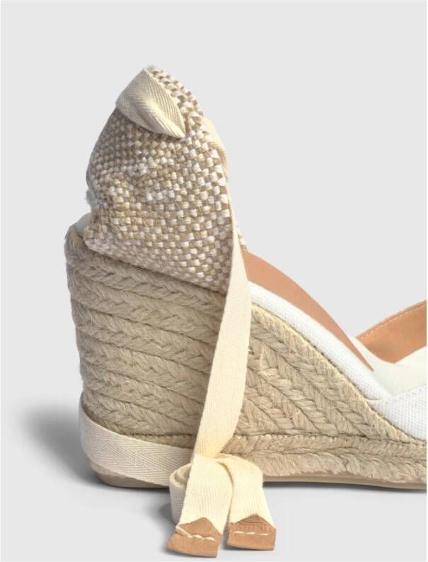 Castañer Zwarte Espadrille Sneakers met Enkelveters Black Dames - Foto 11