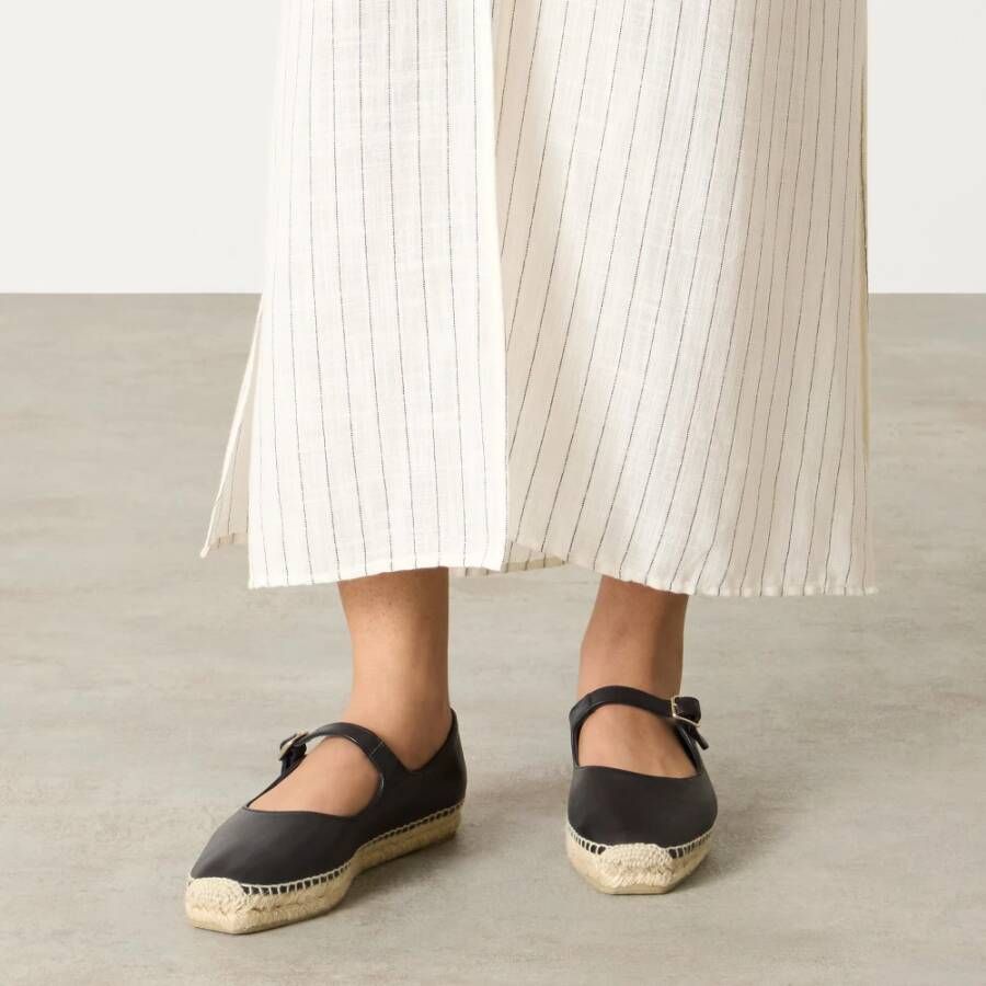 Castañer Pepa 250 · Platte Espadrille Black Dames