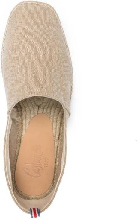 Castañer Platte Sandalen Espadrilles voor Heren Beige Heren