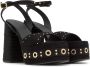 Castañer Sandaal MET 13 CM HAK Black Dames - Thumbnail 2