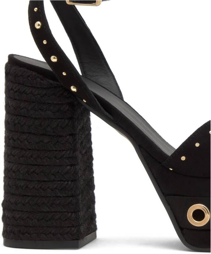 Castañer Sandaal MET 13 CM HAK Black Dames