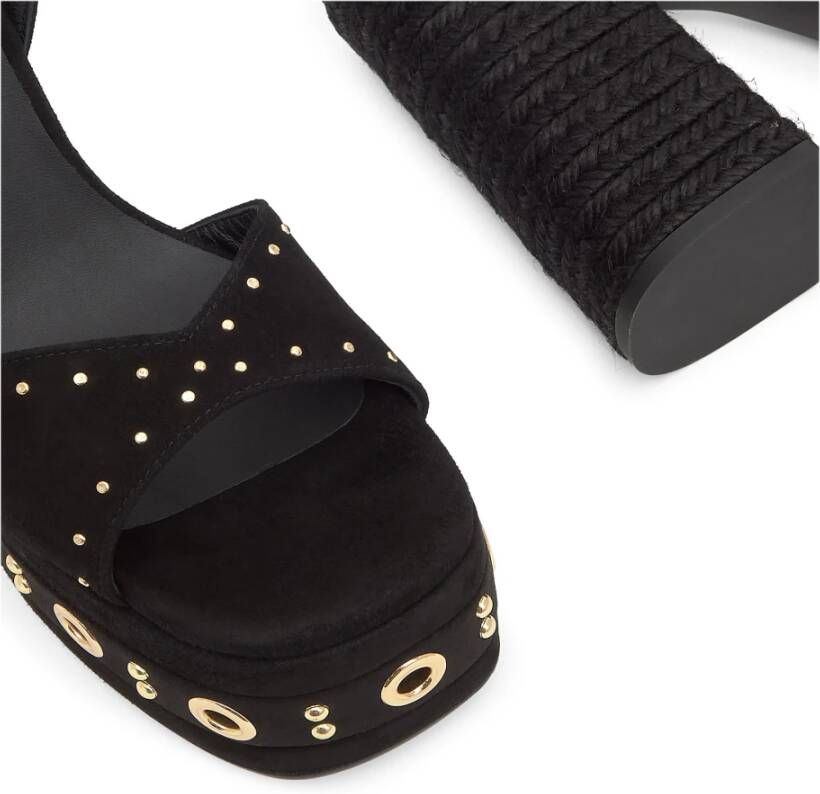 Castañer Sandaal MET 13 CM HAK Black Dames
