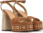 Castañer Sandaal MET 13 CM HAK Brown Dames - Thumbnail 2