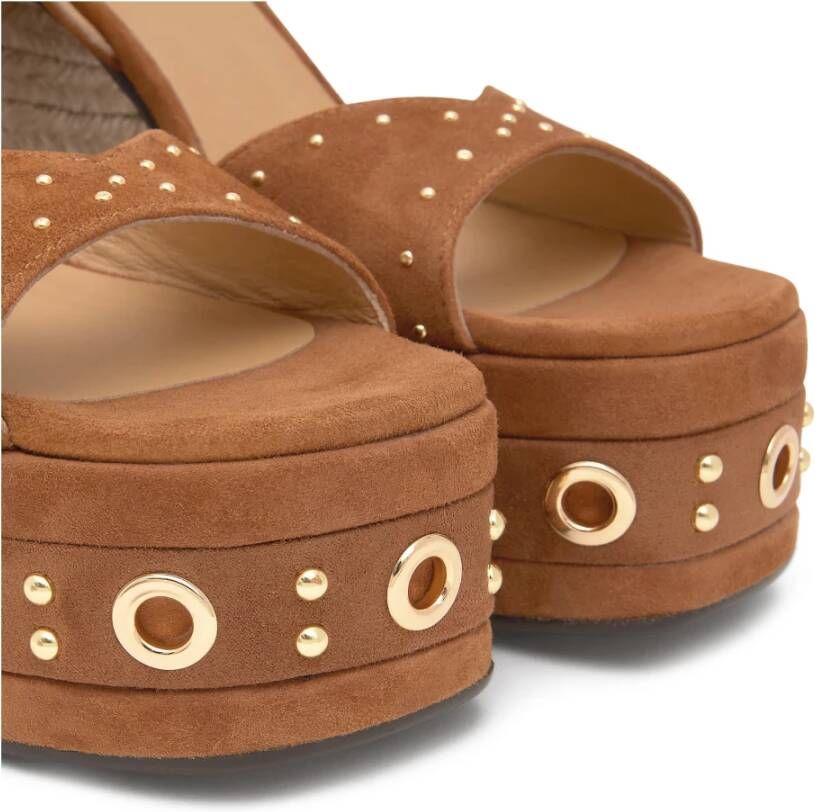 Castañer Sandaal MET 13 CM HAK Brown Dames