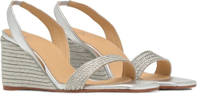 Castañer Sandalen MET 8 CM Wiggenhak Yellow Dames
