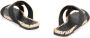 Castañer Prado slipper van raffia met schapenleren details - Thumbnail 8