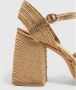 Castañer Gouden Hak Espadrilles voor Vrouwen Beige Dames - Thumbnail 5