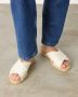 Castañer Palmera slipper van linnen met glitter - Thumbnail 8