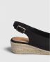 Castañer Zwarte Katoenen Espadrilles met Metalen Gesp Black Dames - Thumbnail 5