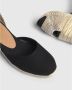 Castañer Carina katoenen espadrilles met striksluiting en 5 cm sleehak. Beige Dames - Thumbnail 6