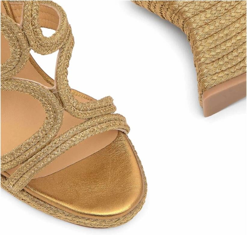Castañer Sleehak Sandaal MET 12 CM HAK Yellow Dames