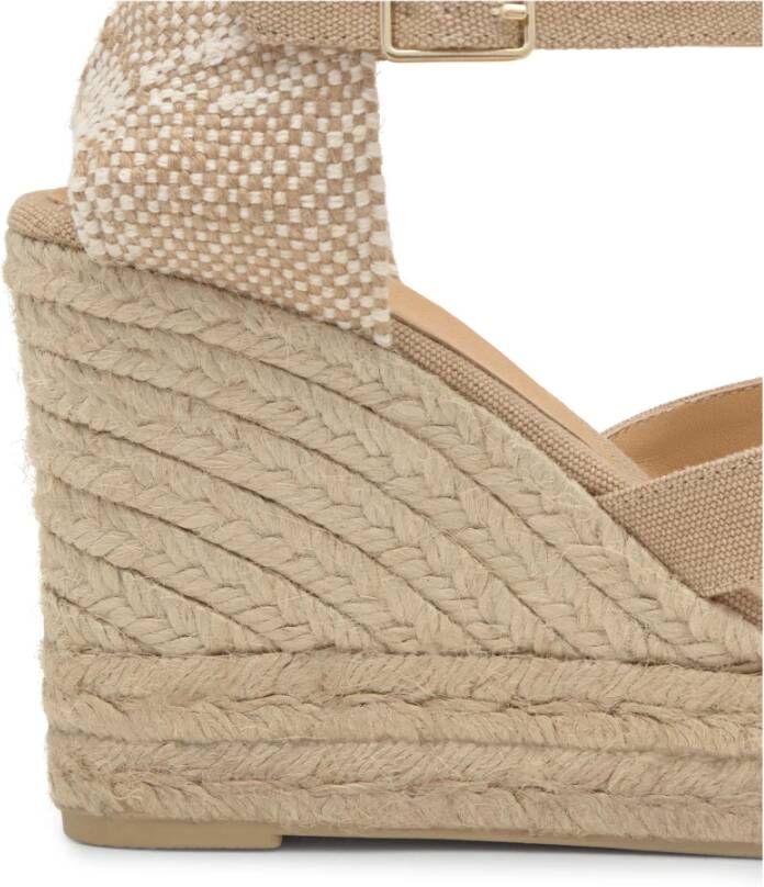 Castañer Sleehak Sandalen MET 11 CM HAK Beige Dames