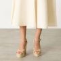 Castañer Sleehak Sandalen MET 11 CM HAK Beige Dames - Thumbnail 4