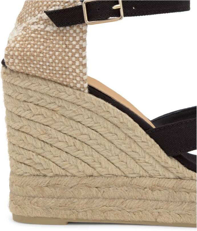 Castañer Sleehak Sandalen MET 11 CM HAK Black Dames