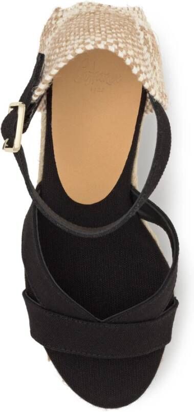 Castañer Sleehak Sandalen MET 11 CM HAK Black Dames