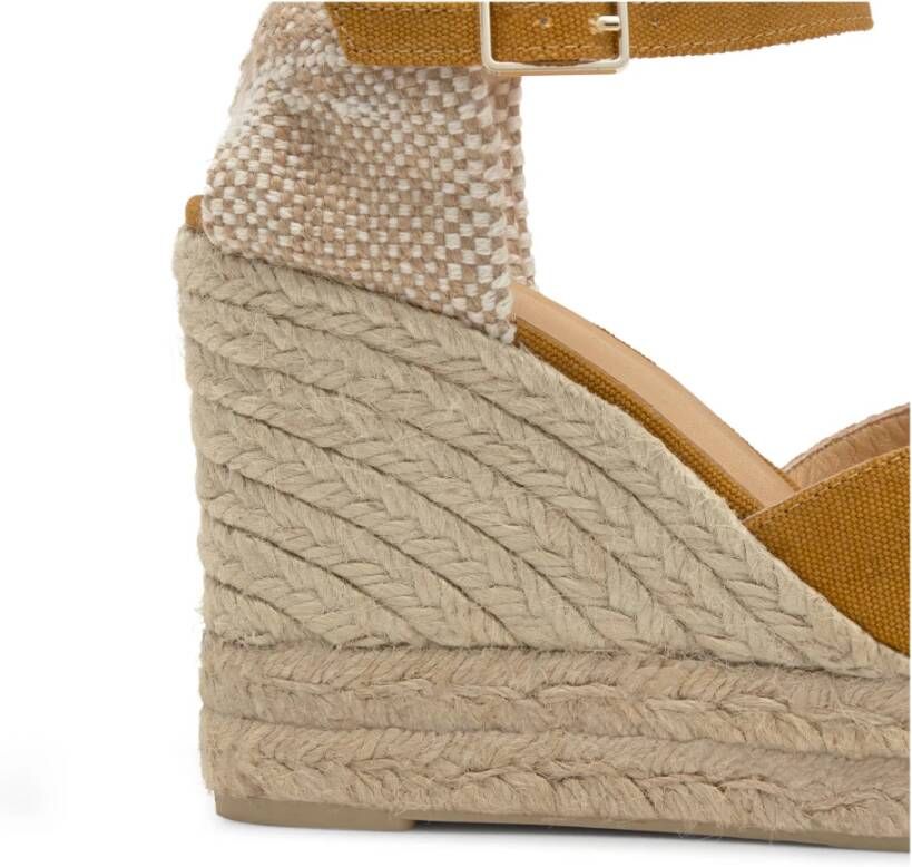 Castañer Sleehak Sandalen MET 11 CM HAK Yellow Dames