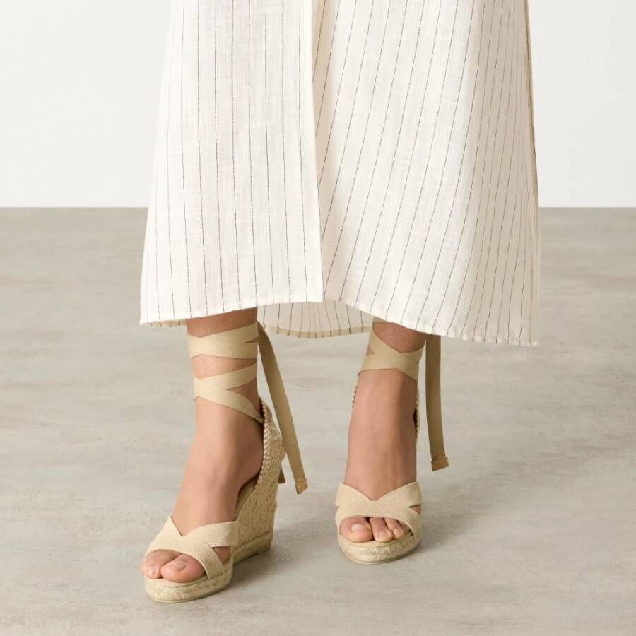 Castañer Sleehakken MET 9 CM HAK Beige Dames
